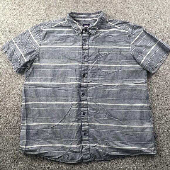 Patagonia Other - Patagonia Shirt Adult Extra Large Gray Button Up Short Sleeve Casual Outdoor Men